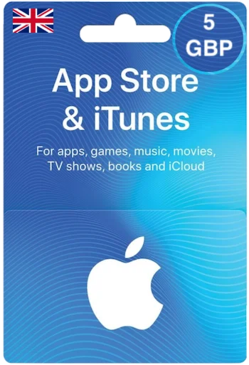 Карта пополнения iTunes/App Store 5 GBP [UK]