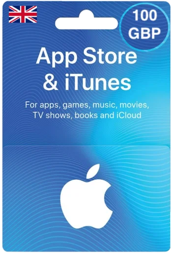 Карта пополнения iTunes/App Store 100 GBP [UK]