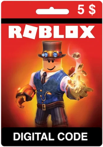 Карта пополнения Roblox 5 USD [GLOBAL]