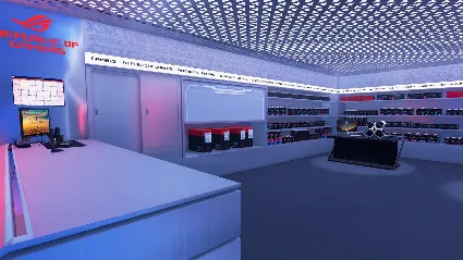 PC Building Simulator Republic of Gamers Workshop STEAM