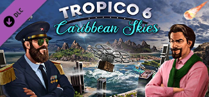 Tropico 6 - Caribbean Skies (DLC) 🔑STEAM KEY ✔️GLOBAL