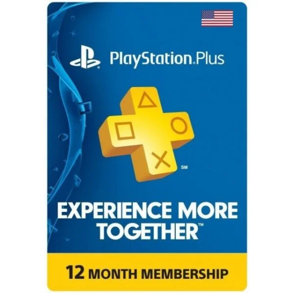 PS PLUS — 365 дней — 12 месяцев (США)