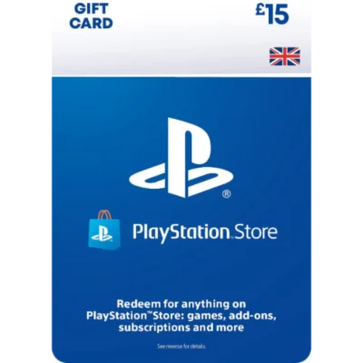 PSN £15 фунтов PlayStation Network (Великобритания)