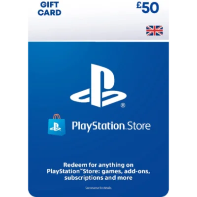 PSN £50 фунтов PlayStation Network (Великобритания)