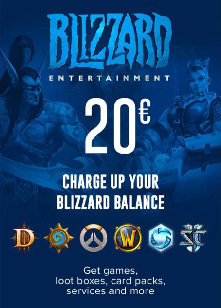 🌠 Blizzard Battle.net Gift Card 20€ (EU)  :3