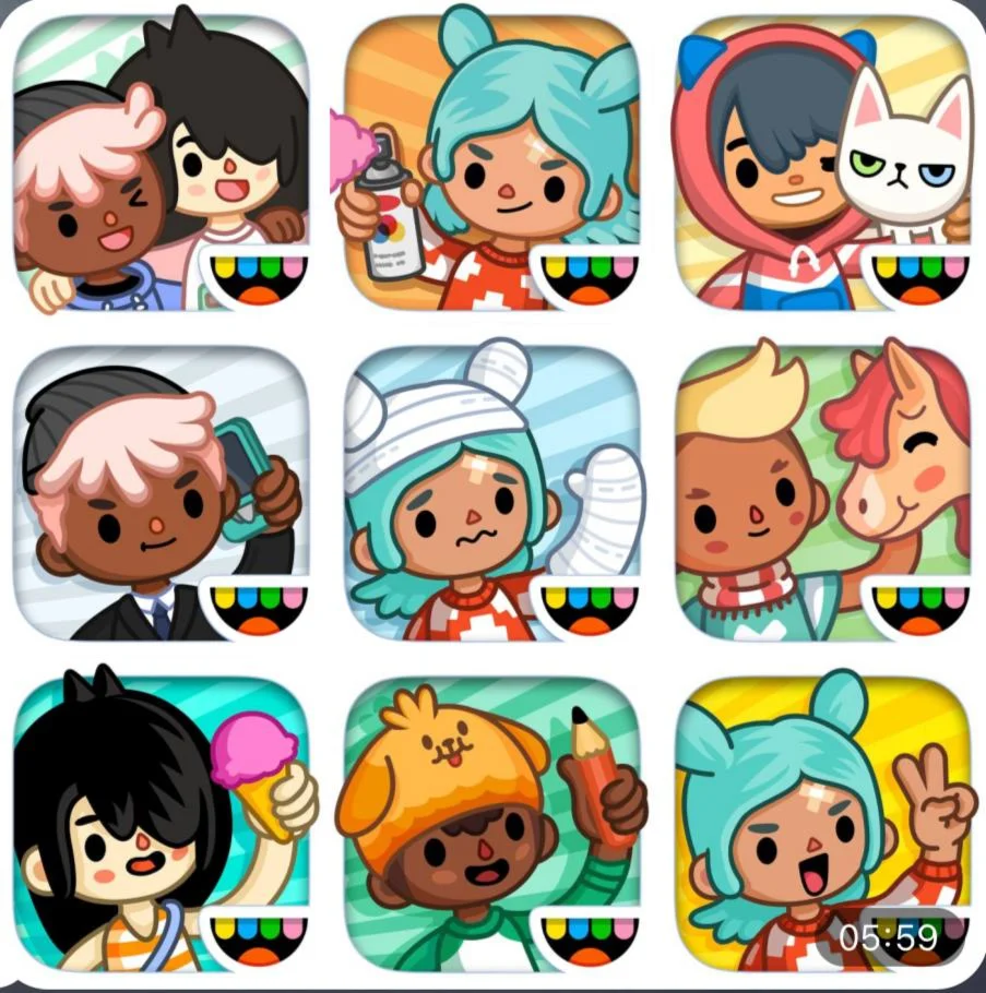 ️ Toca Life Beginners iPhone ios iPad Appstore + 