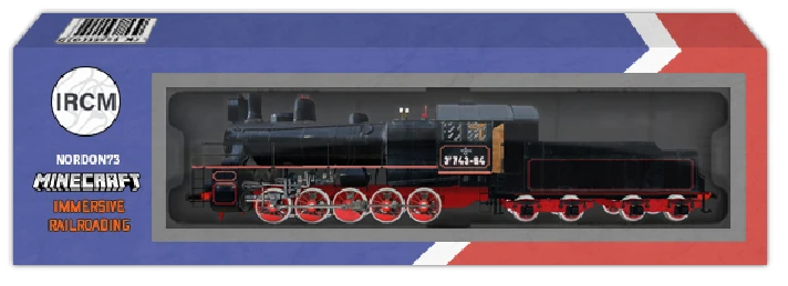 Steam locomotive series "E" for the game Minecraft