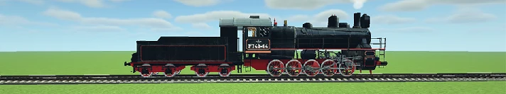 Steam locomotive series "E" for the game Minecraft