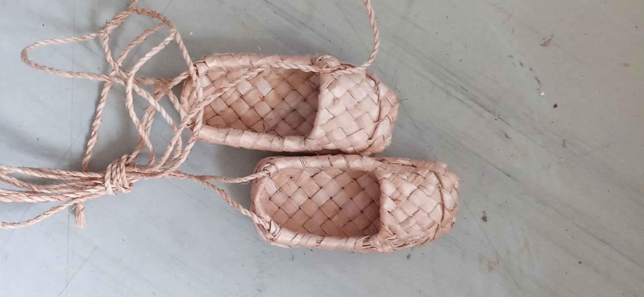 лапти лыковые дитячи пинетки