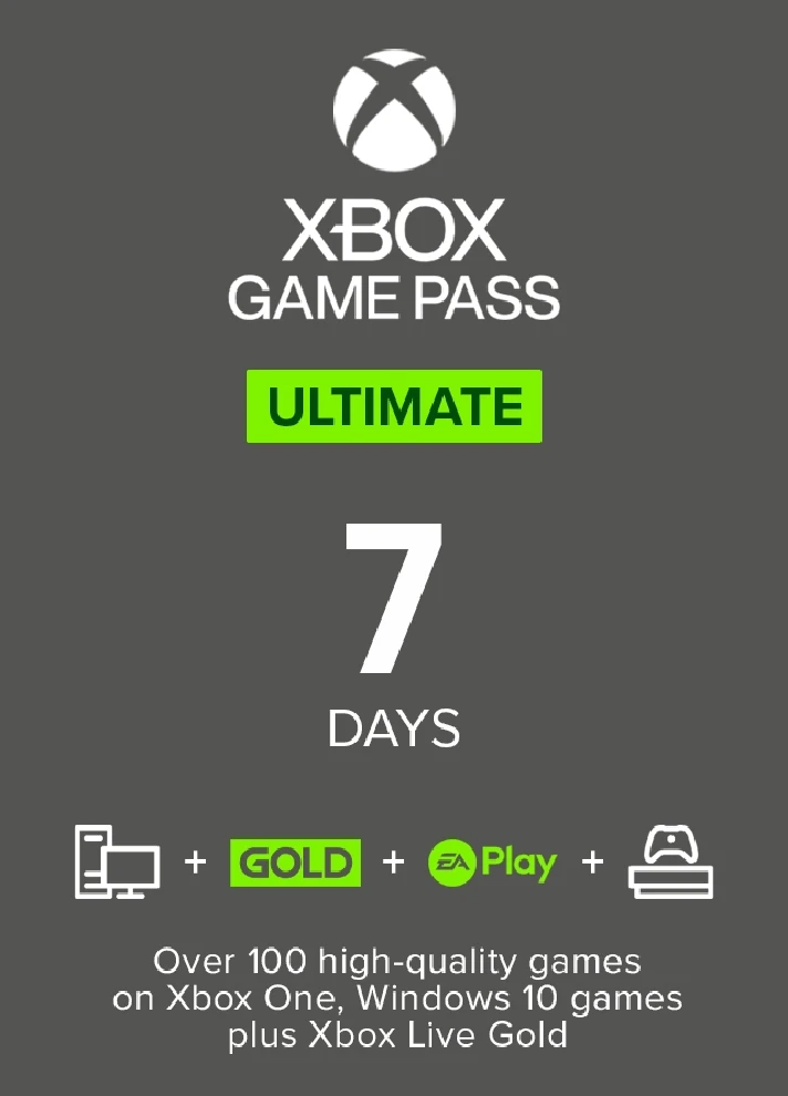 ❤️XBOX GAME PASS ULTIMATE 7 DAYS + EA