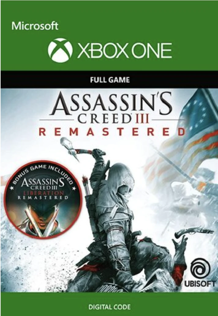 ❗ASSASSIN´S CREED III REMASTERED❗XBOX🔑KEY❗