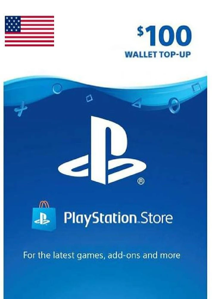 PLAYSTATION NETWORK PSN - 100$ USD USA 🎮 + GIFT 🎁