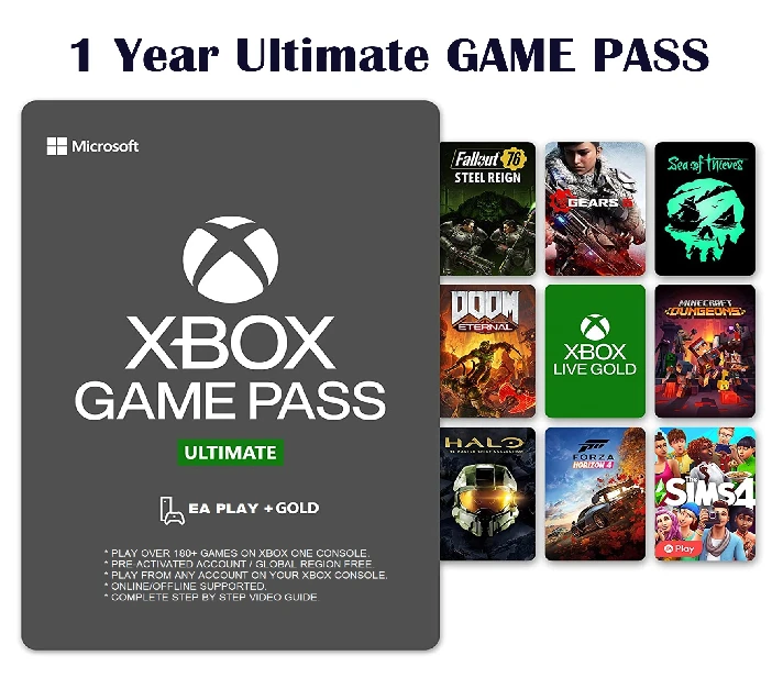 XBOX Game Pass Ultimate 12 Months 🅿PAYPAL | 💳RU Card