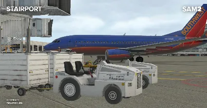 X-Plane 11 - Add-on: SAM AirportVehicles АВТОДОСТАВКА STEAM РОССИЯ
