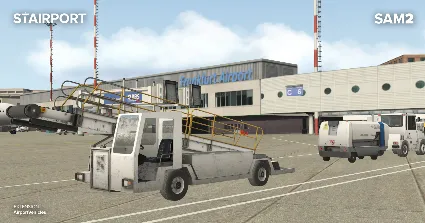 X-Plane 11 - Add-on: SAM AirportVehicles АВТОДОСТАВКА STEAM РОССИЯ