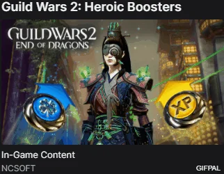 Guild Wars 2: 5 Heroic Boosters  KEY CODE