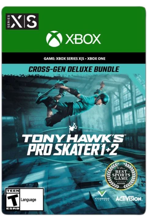 TONY HAWK'S PRO SKATER 1,2 CROSS-GEN DELUXE XBOXKEY