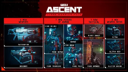 The Ascent - Cyber Warrior Pack DLC STEAM GIFT РОССИЯ
