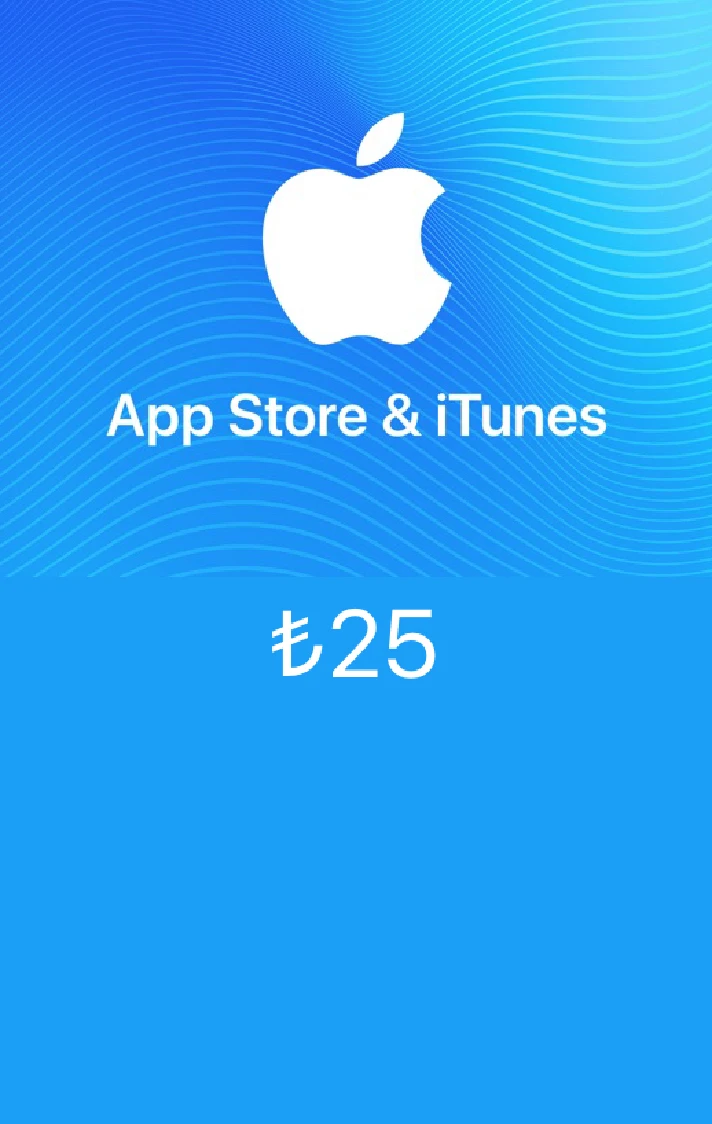 App Store&iTunes Gift Card 25 TL (Turkey)