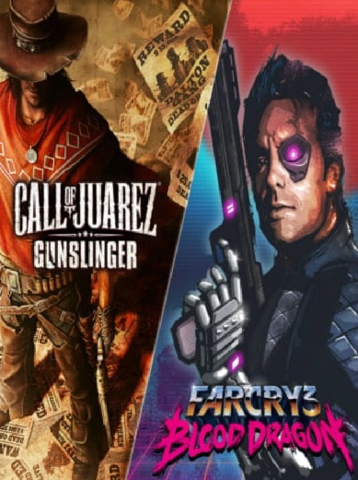 FAR CRY 3 BLOOD DRAGON +CALL OF JUAREZ GUNSLINGER Steam