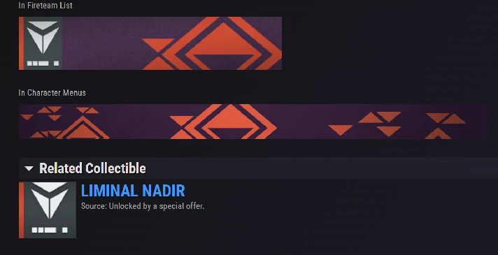 Destiny 2 emblem - LIMINAL NADIR