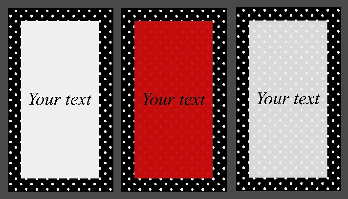 3 Business card templates for a customer, thanksgiving