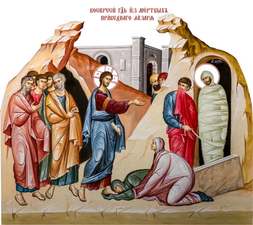 Воскрешение праведного Лазаря_001(125х115см)слои