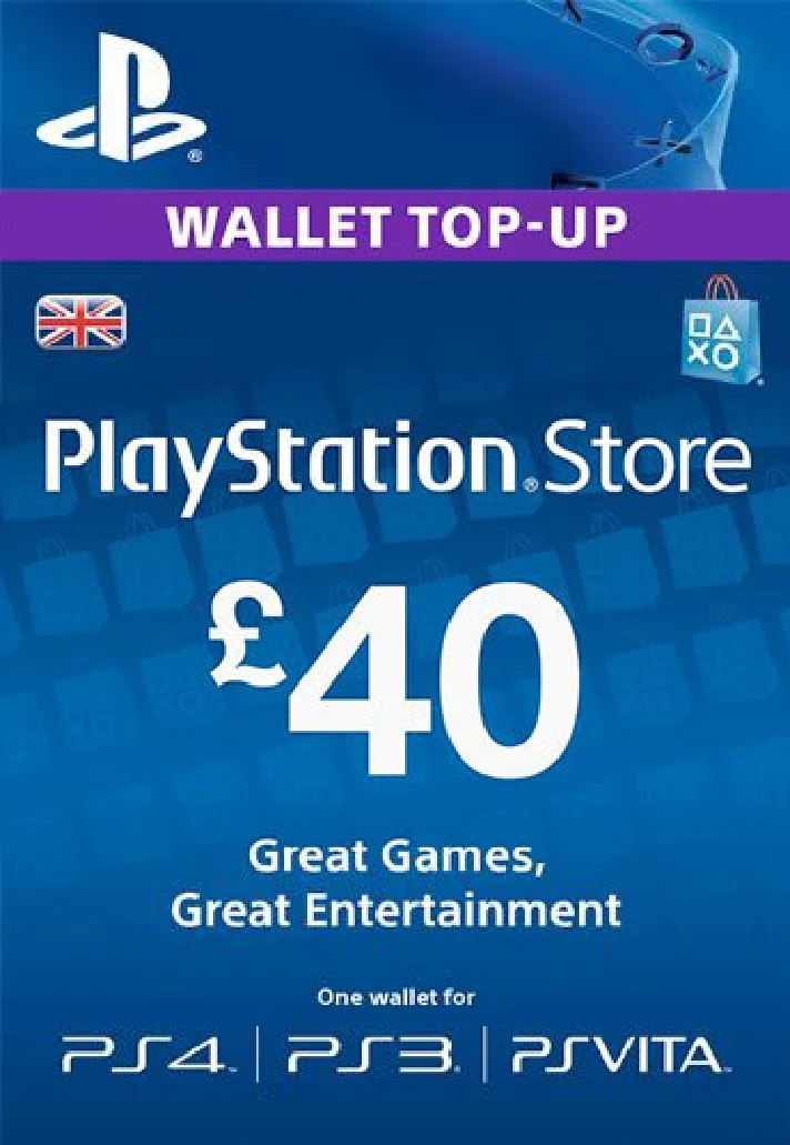 Playstation Network PSN £40 (UK)