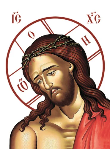 Иисус Христос в терновом венце_003(34х46см)слои-каналы