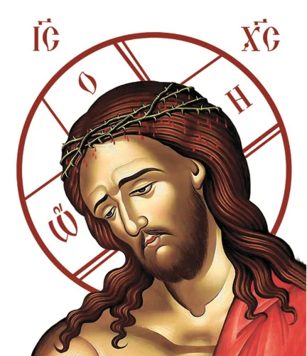 Иисус Христос в терновом венце_003(38х44см)слои-каналы