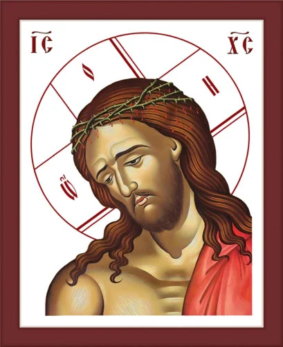 Иисус Христос в терновом венце_003(55х67см)слои-каналы