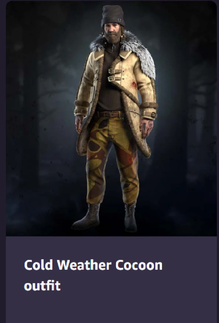 DBD: JEFF JOHANSEN Cold Weather Cocoon outfit skin