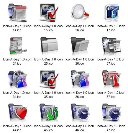 Иконки Icon-A-Day + БОНУС