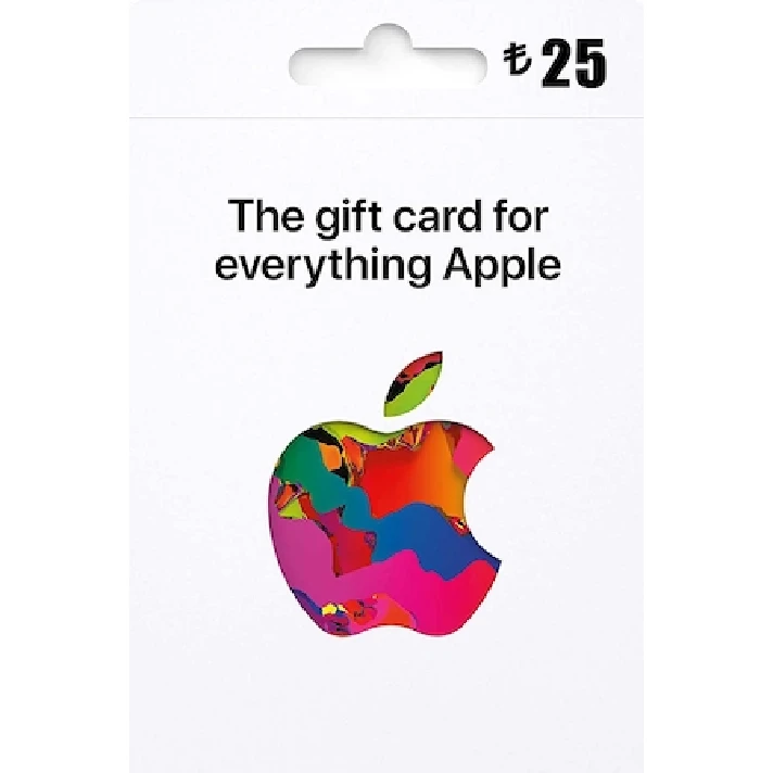 🎁0% FEE🌟 25 TL - ITUNES GIFT CARD (TURKEY)