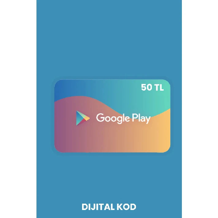 🎁0% FEE🌟 50 TL - GOOGLE PLAY GIFT CARD (TURKEY)