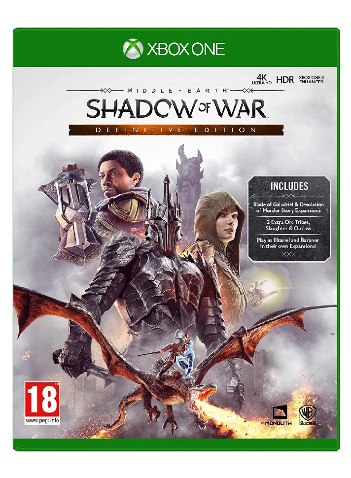 ✅MIDDLE-EARTH: SHADOW OF WAR DEFINITIVE EDITION❤️XBOX🔑