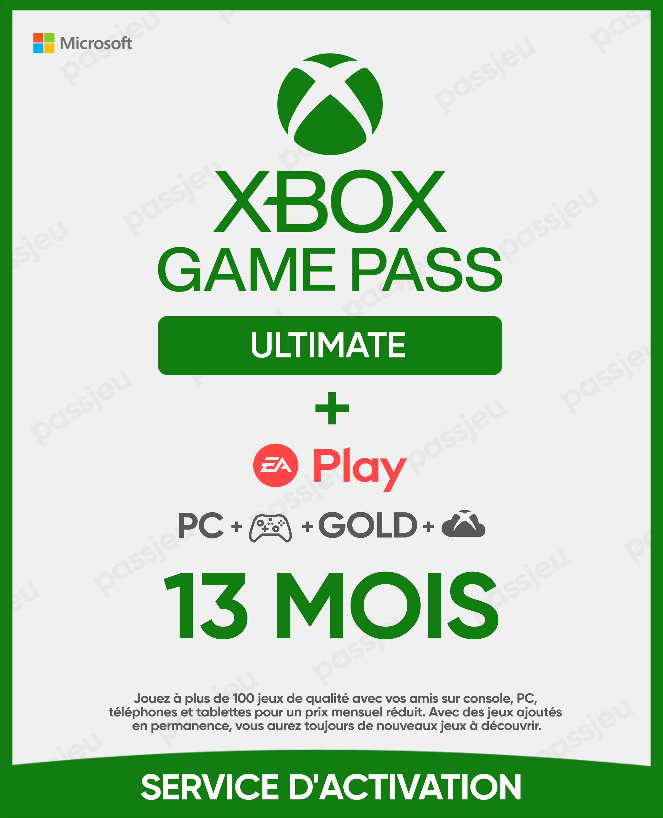13 Mois Gamepass Ultimate
