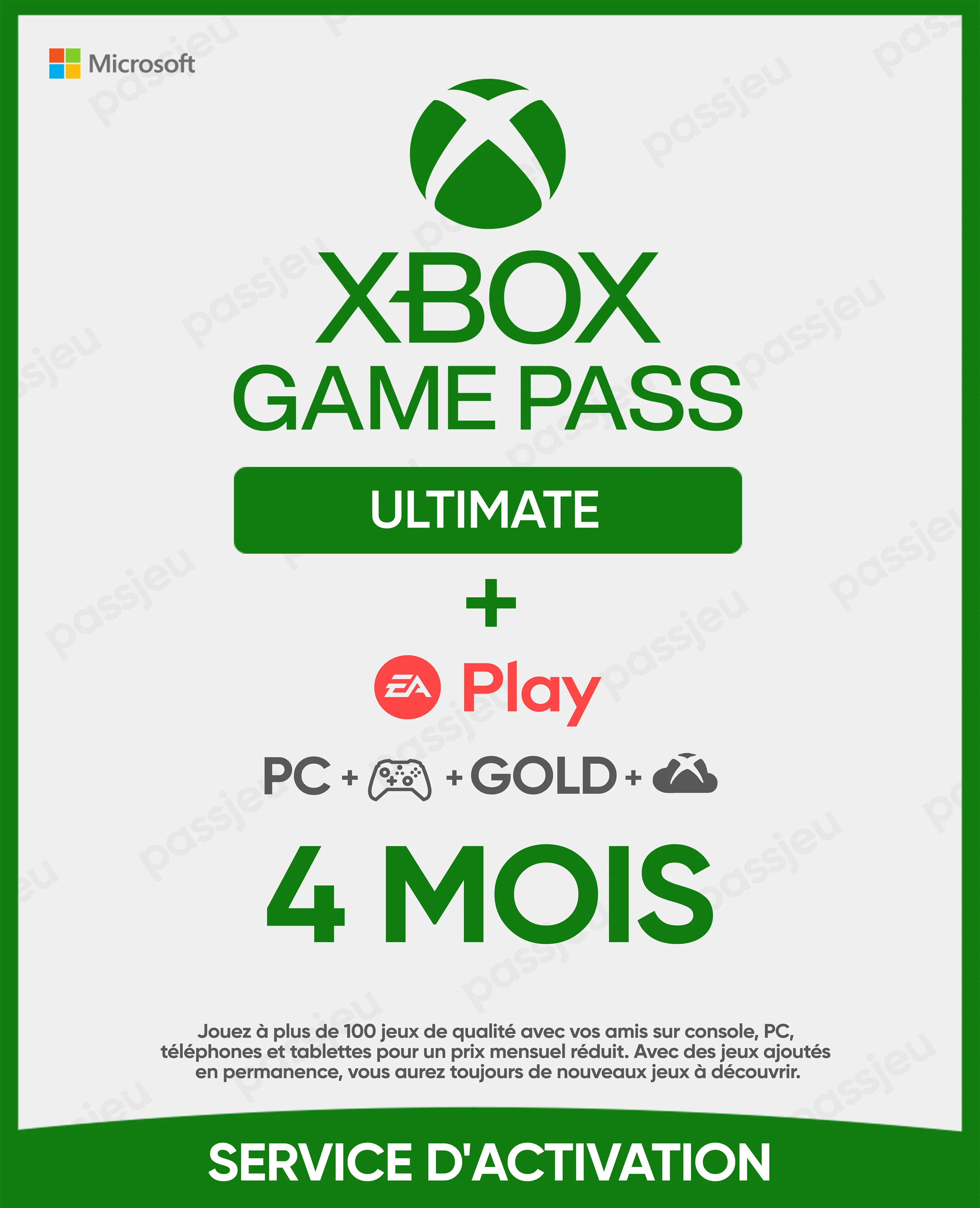 4 Mois Gamepass Ultimate