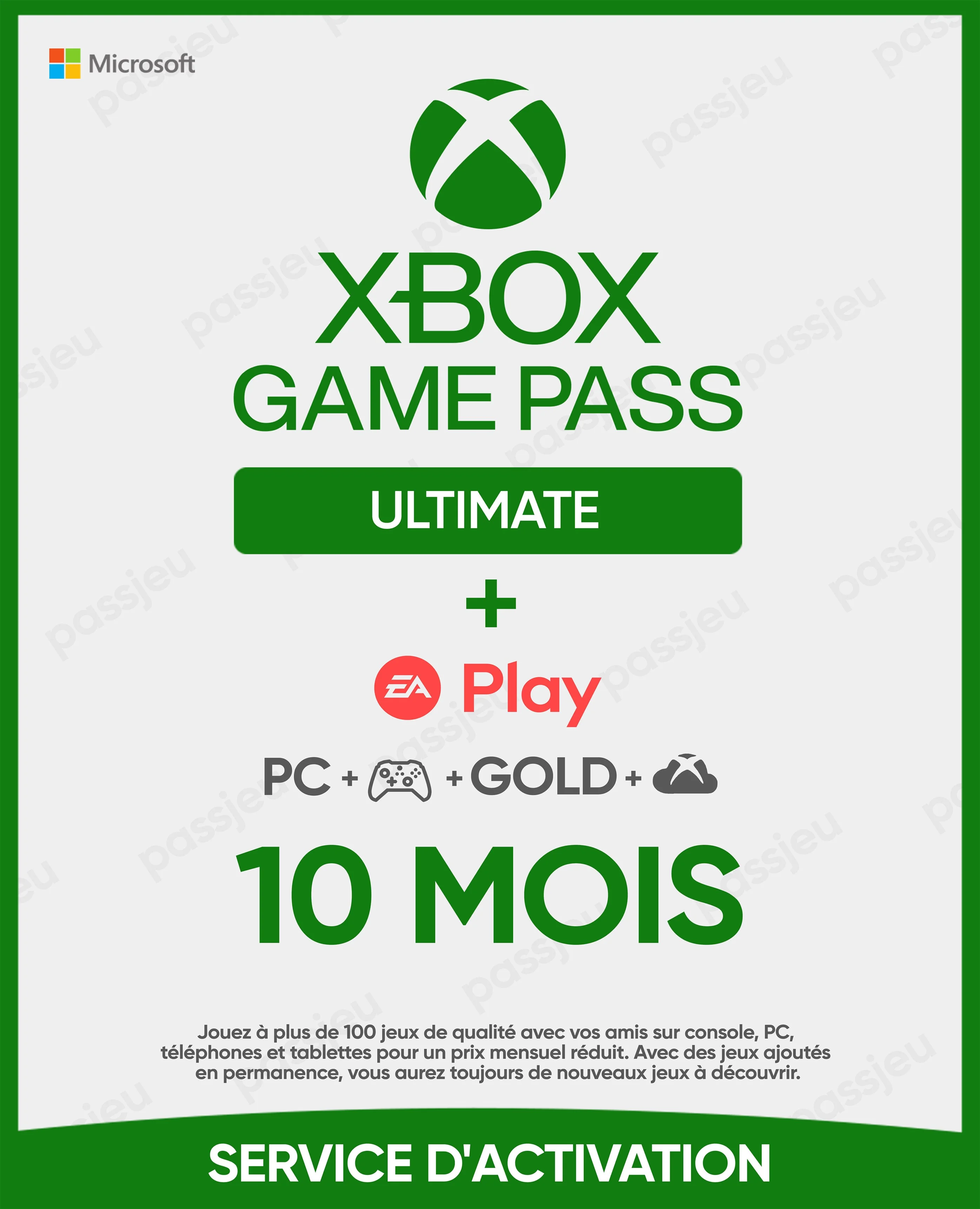 10 Mois Gamepass Ultimate
