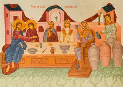 Чудо в Кане Галилейской_002(210х150см)