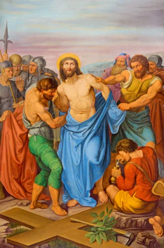Иисуса лишают одежды_003(57х87см)