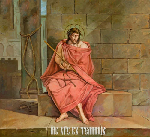 Иисус Христос в темнице_001(184х168см)