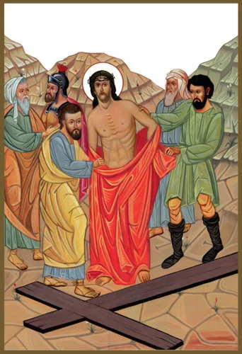 010-Иисуса лишают одежды(108х158см)слои