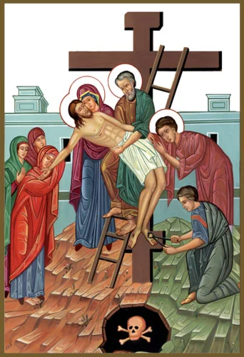 013-Иисуса снимают с Креста(108х158см)слои