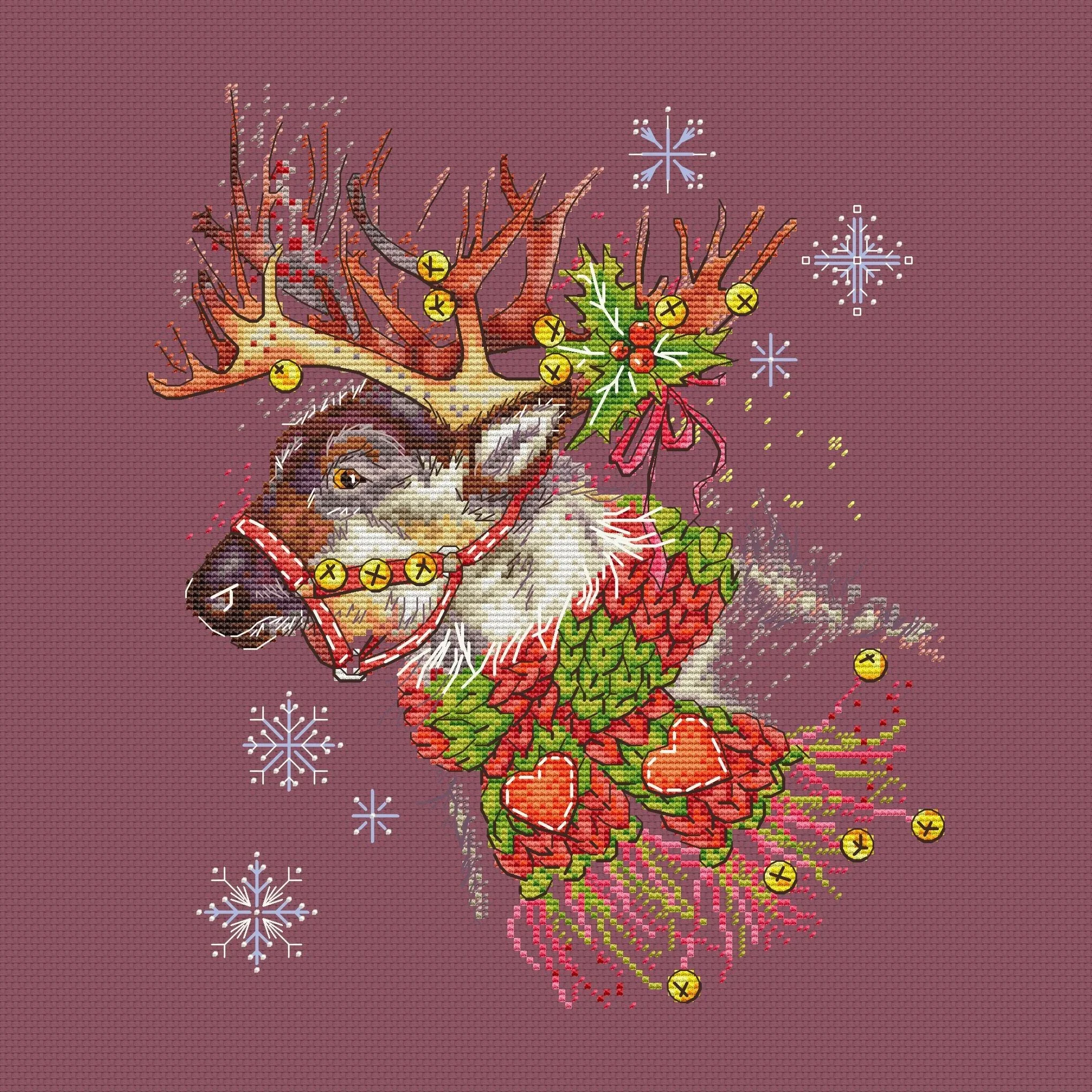 Эксклюзив. схема для вышивки крестом 