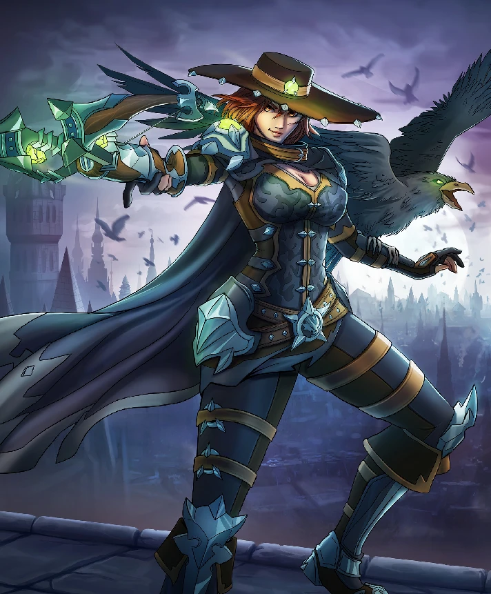 Paladins - Night Bane Skin for Cassie KEY ✅ GLOBAL 💥🌐