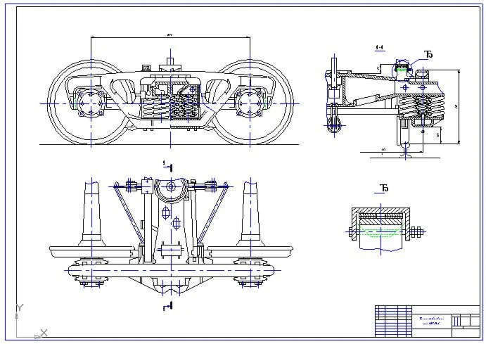 Чертех тележки 18-100 в КОМПАС