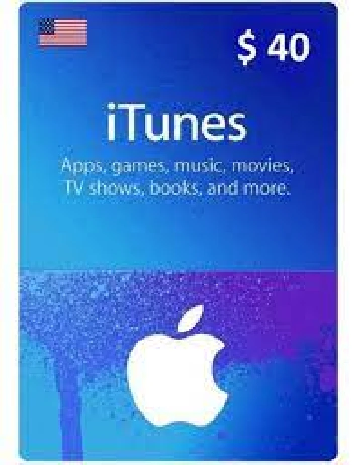 Apple iTunes Gift Card 40$  iTunes Key USA + GIFT