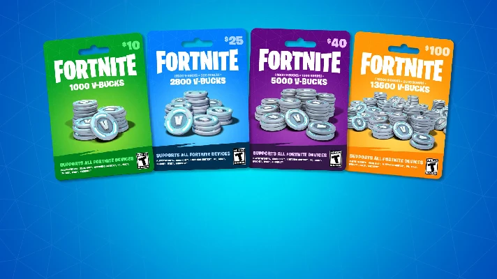 🎀 FORTNITE  V-BUCKS ✔️TOP UP 1000 -> 84000 + PACK EPIC