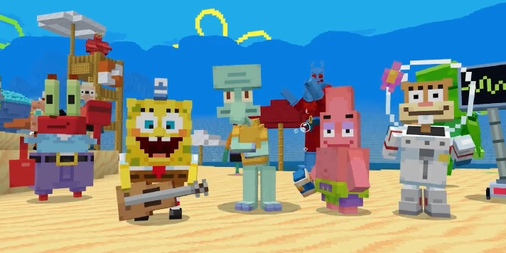 Minecraft - SpongeBob SquarePants DLC XBOX [ Code 🔑 ]